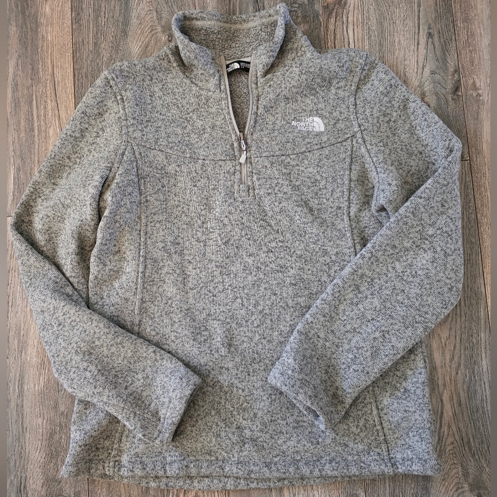 The North Face Grey Quarter-Zip Pullover